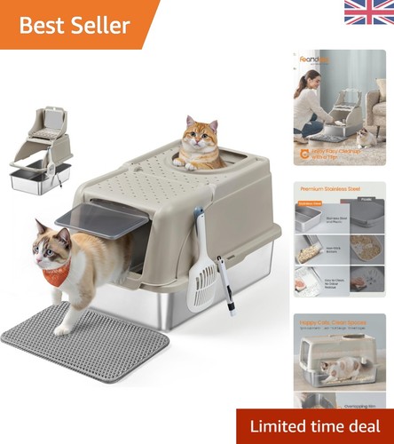 Cappuccino beige cat litter - beige, xl
