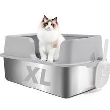 XL Stainless Steel Cat Litter