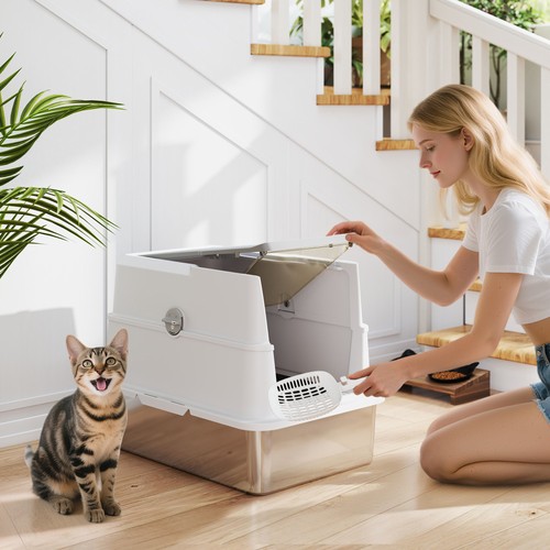 Stainless steel cat litter - steel,