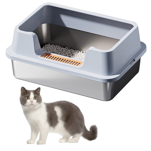 Medium stainless steel - stainless, cat