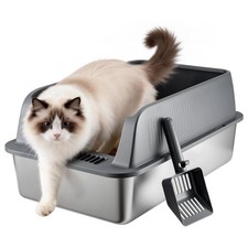 XL Stainless Steel Cat Litter