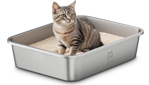 Stainless steel high sided cat - stainless,