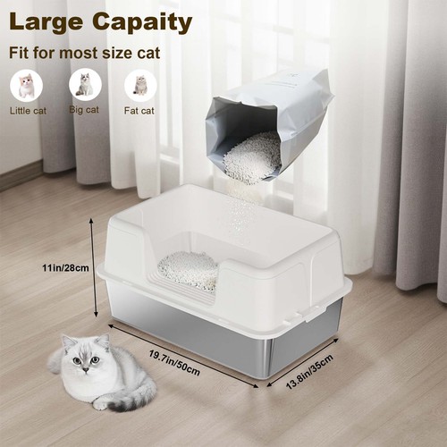 Stainless steel cat litter - steel,