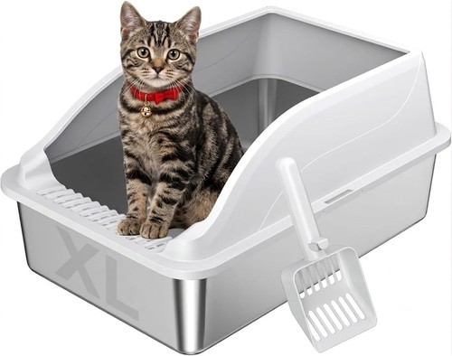 Stainless steel cat litter - steel,