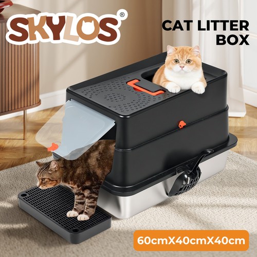 Skylos cat litter box - litter,