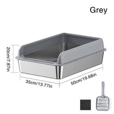 Stainless Steel Cat Litter Box