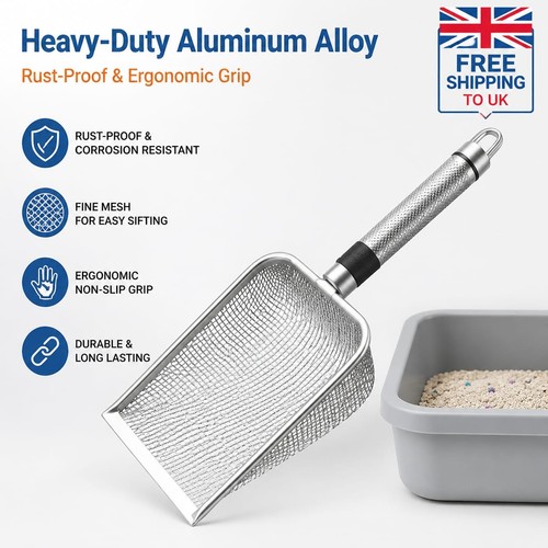 Stainless steel cat - stainless, litter