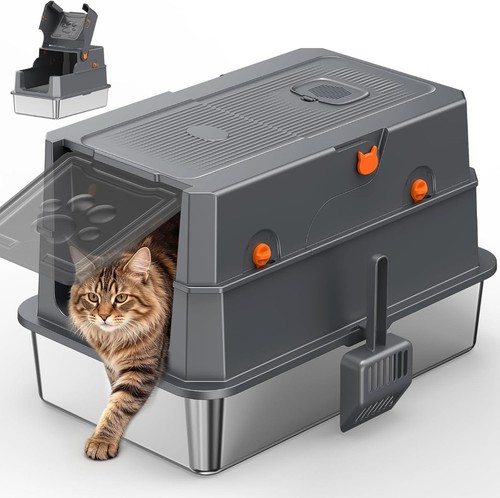Xxl stainless steel cat litter - xxl,