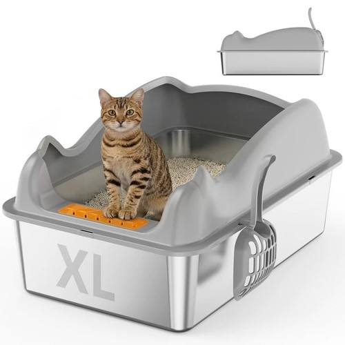 Stainless steel cat litter - steel,
