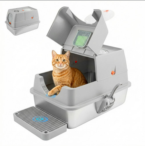 Stainless steel cat litter - steel,
