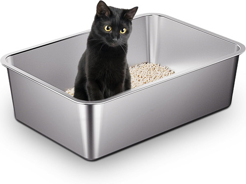 Stainless steel cat - stainless,