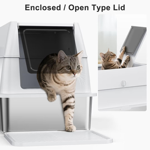 Furtime cat litter box high - cat,