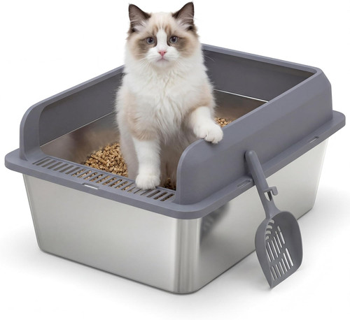 Stainless steel cat litter - cat,