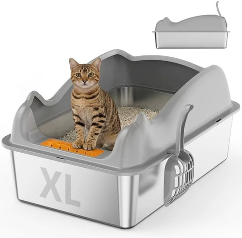 Stainless steel cat litter - steel,