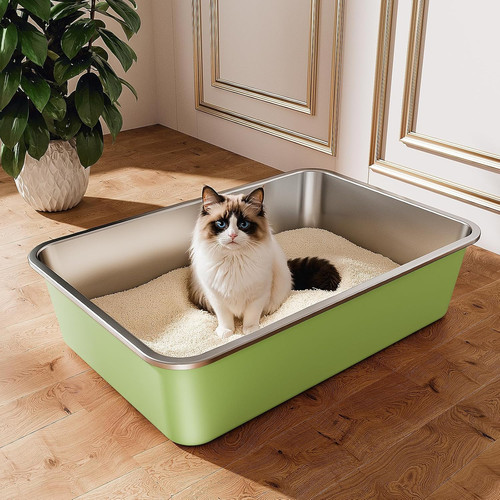 Stainless steel cat - stainless,