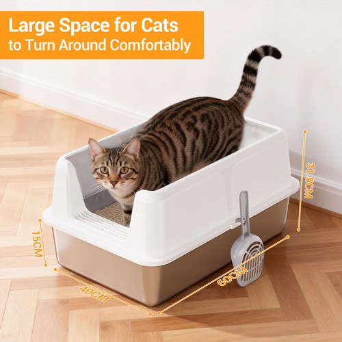 Large stainless steel cat - large,