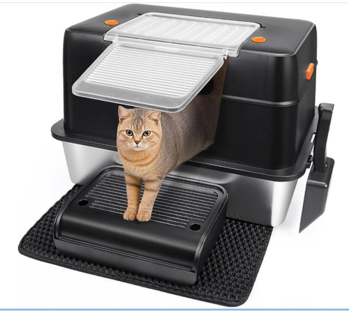 Stainless steel cat litter - steel,