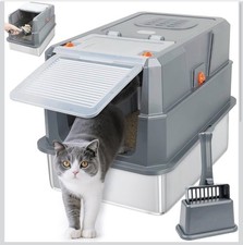 SZEE Cat Litter Box Stainless