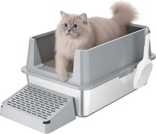 XXL Stainless Steel Cat Litter