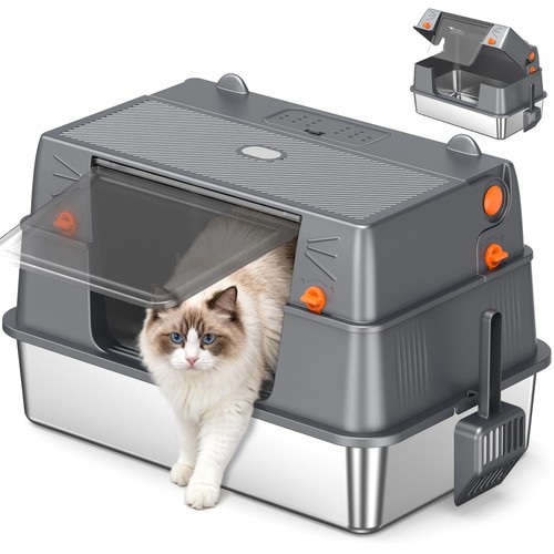 Xxl stainless steel cat litter - xxl,