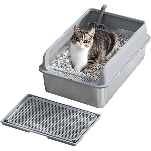 Extra large stainless steel - large,