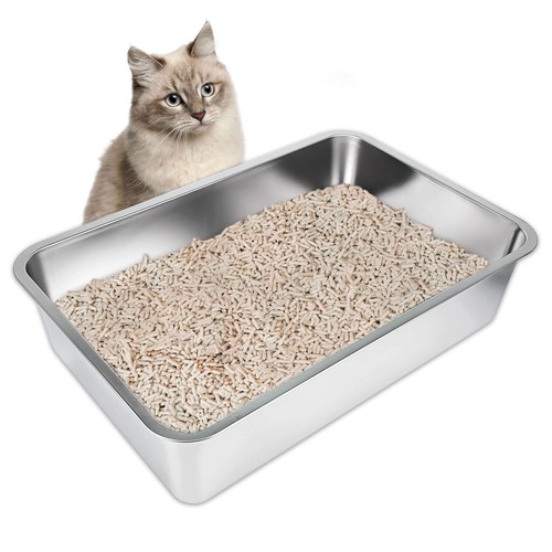 Stainless steel cat - cat, litter