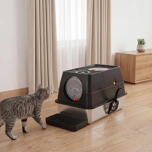 Xxl stainless steel cat litter - xxl,