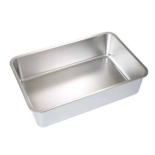 Stainless steel cat - steel, litter