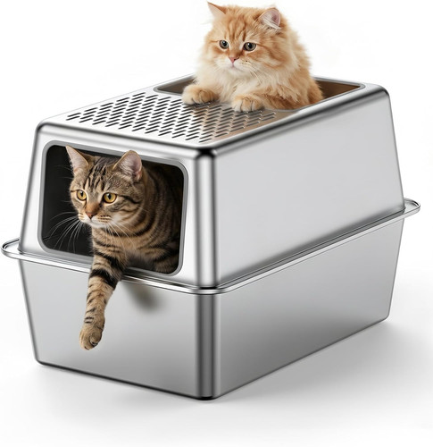 Stainless steel cat litter - steel,