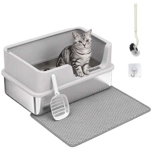 Pawhut stainless steel - stainless,