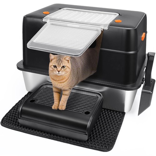 Stainless steel cat - stainless,
