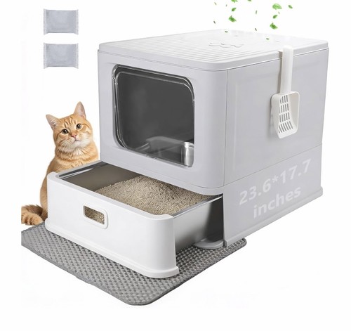 Stainless steel cat litter - steel,