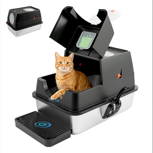 Stainless steel cat litter - cat,