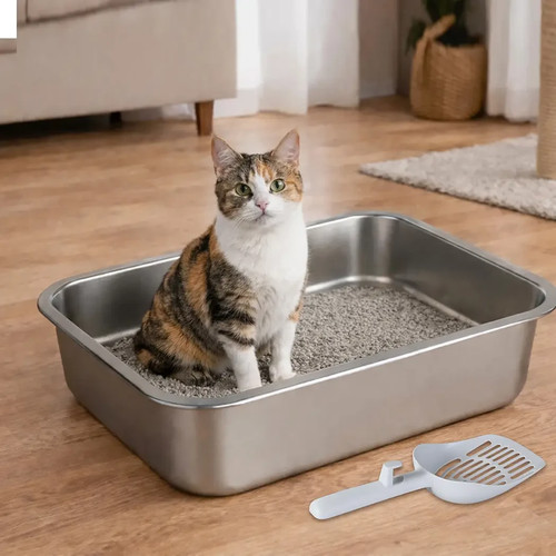 Skylos cat litter box - litter,
