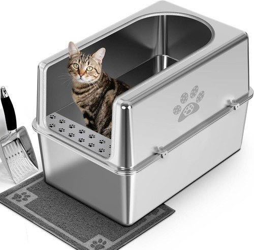 Ptlom enclosed cat litter - enclosed,