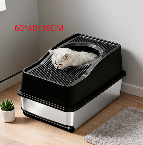 Stainless steel large cat - steel,