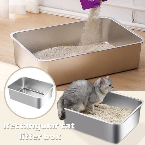 Stainless steel cat - cat, litter