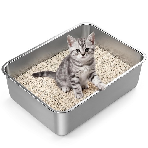 Stainless steel cat litter - stainless,