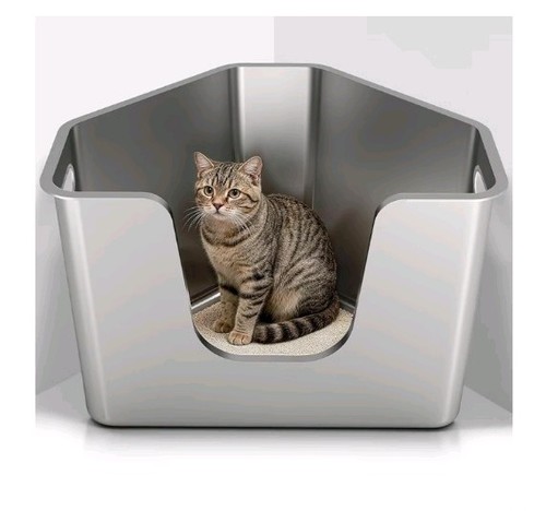 Stainless steel corner cat - steel,