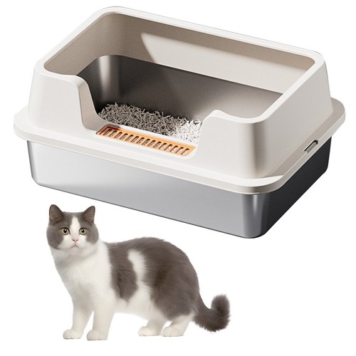 New stainless steel pet cat - stainless,