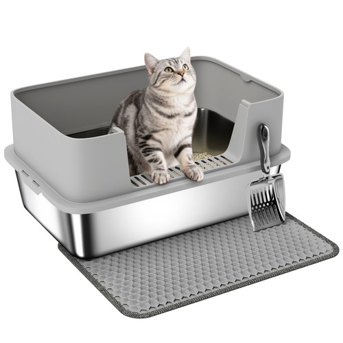 Pawhut stainless steel - stainless,