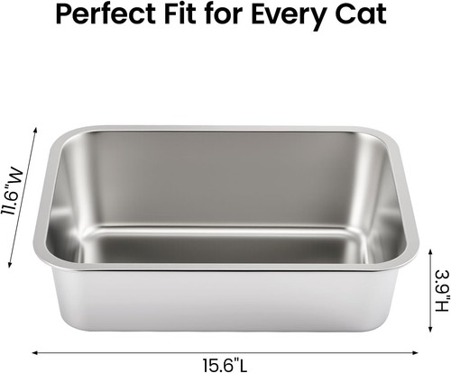 Stainless steel cat litter - cat,