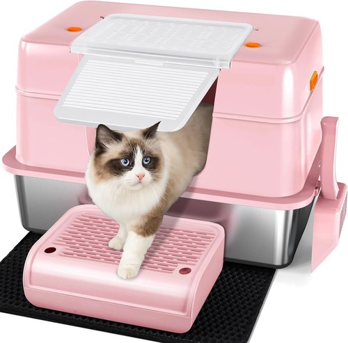 Stainless steel high sided cat - steel, high-sided