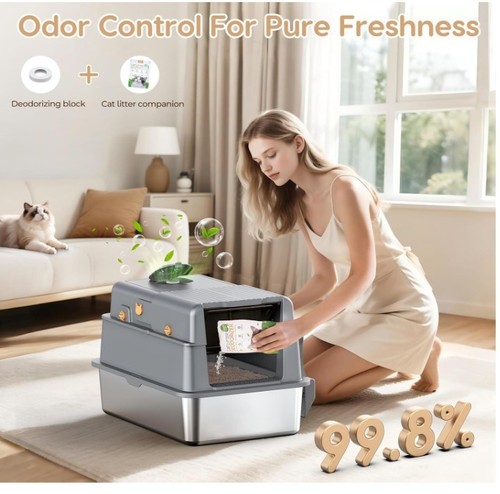 Xxl cat litter box - cat,