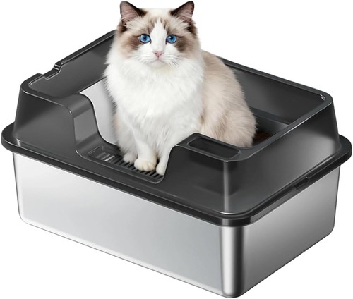 Stainless steel cat - stainless, box