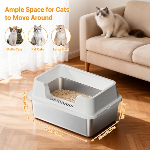 Large stainless steel - large, pet