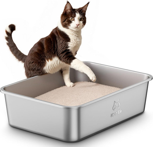 Stainless steel cat litter - steel,
